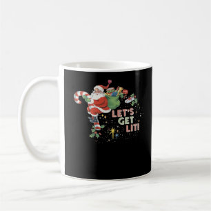 Let's Get Lit Classic Minimal Clean Coffee Mug