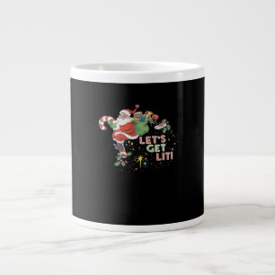 Let's Get Lit Classic Minimal Clean Large Coffee Mug