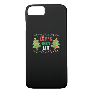 Let's Get Lit Classic Retro Graphic iPhone 8/7 Case