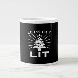 Let's Get Lit Essential Funny Classic Large Coffee Mug