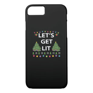 Let's Get Lit Essential Funny Quote iPhone 8/7 Case
