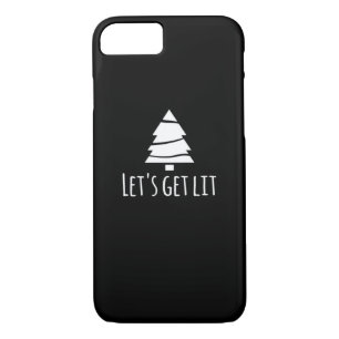 Let's Get Lit Essential Retro Style iPhone 8/7 Case