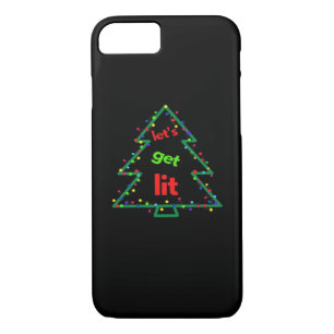 Let's Get Lit Essential Retro Style iPhone 8/7 Case