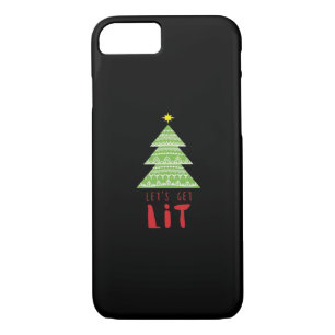 Let's Get Lit Essential Simple Graphic iPhone 8/7 Case
