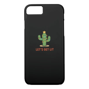 Let's Get Lit Funny Christmas Classic iPhone 8/7 Case
