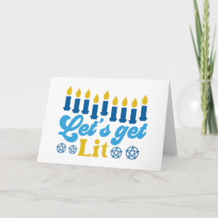 Let's Get Lit! Greeting Card (Blank)