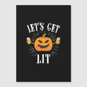 Let's Get Lit Halloween Beer Drinker