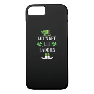 Let's Get Lit Laddies Funny Classic iPhone 8/7 Case