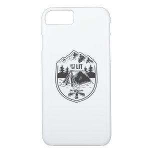 Let's Get Lit Tents Camping Classic iPhone 8/7 Case