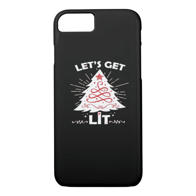 Let's Get Lit - White Essential Case-Mate iPhone Case (Back)
