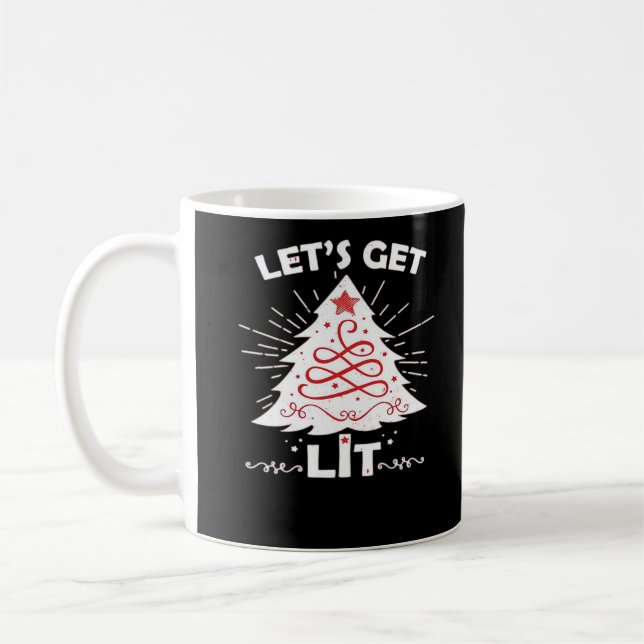 Let's Get Lit - White Essential Coffee Mug (Left)