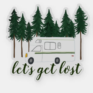 Let's Get Lost Pine Trees Forest Vanlife Camping