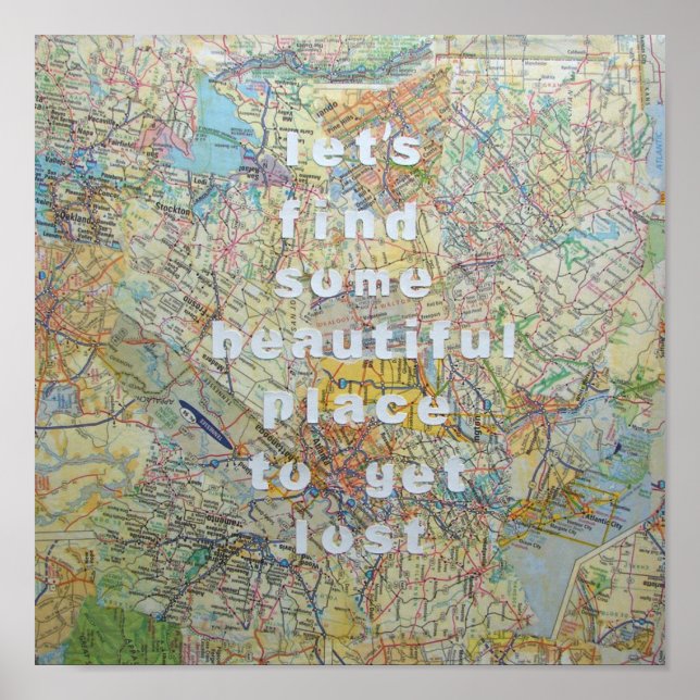 Let's Get Lost Poster (Front)