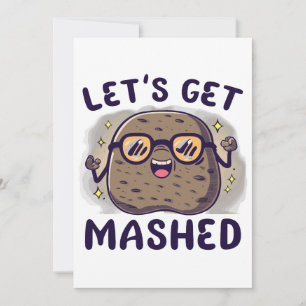Let's Get Mashed Potato Invitation