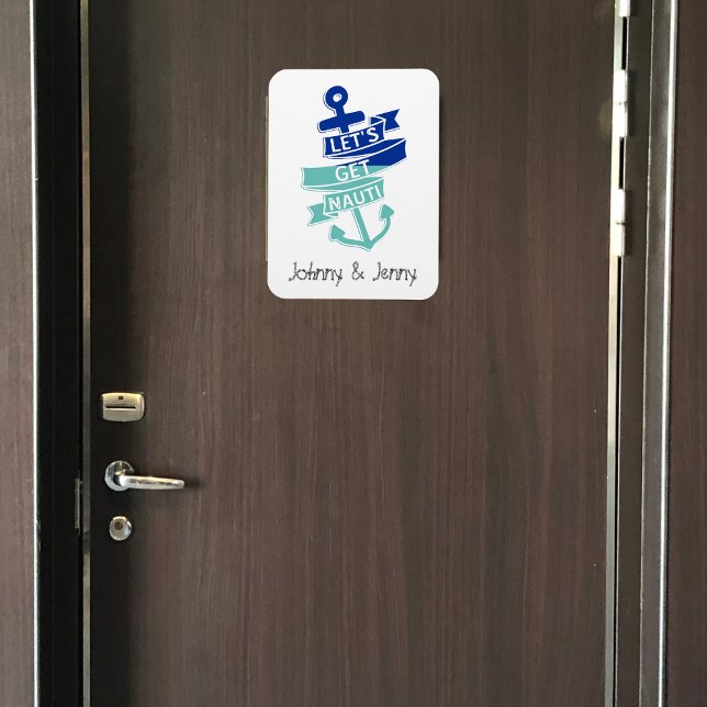 Lets Get Nauti Cruise Door Decoration Marker Magnet (Creator Uploaded)