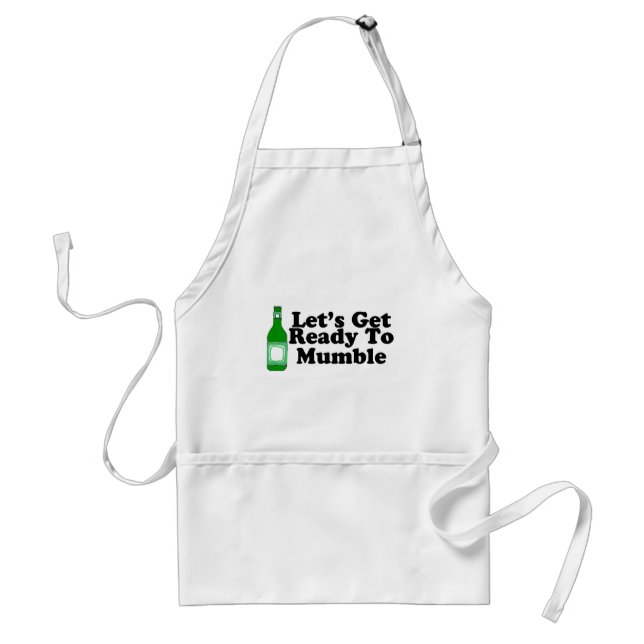 Lets Get Ready To Mumble Standard Apron (Front)