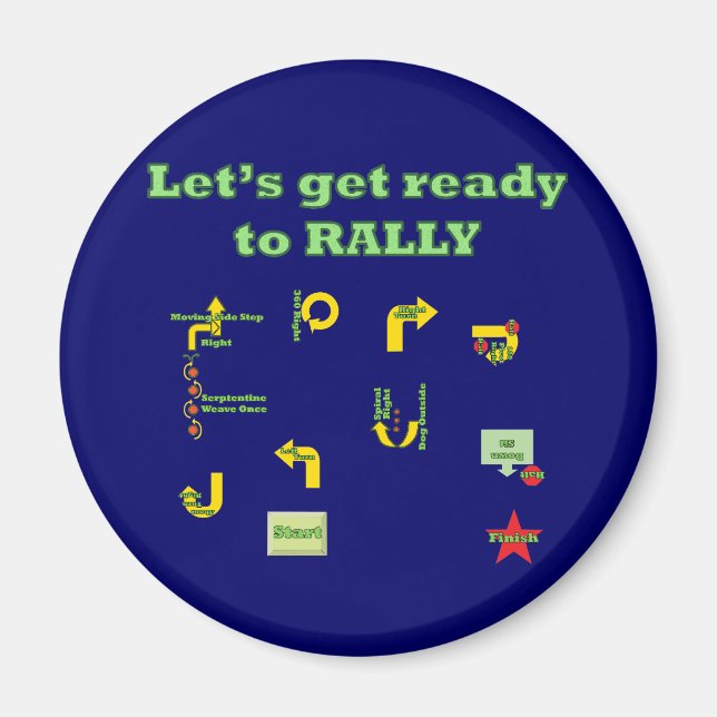 Let's Get Ready To Rally Magnet (Front)