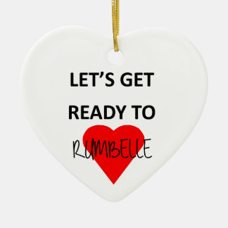 Let's Get Ready to Rumbelle Ceramic Tree Decoration