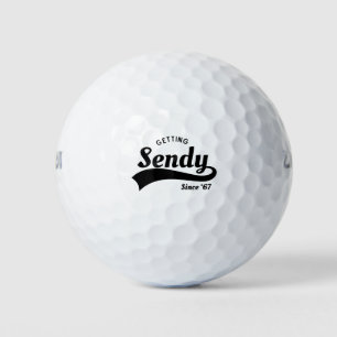 Let's Get Sendy Mason 67 Meme Vintage  Golf Balls