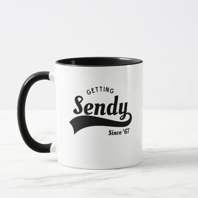 Let's Get Sendy Mason 67 Meme Vintage  Mug (Left)