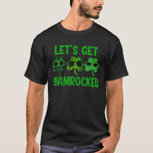 Let's Get Shamrock Green Leopard St Patrick's Day T-Shirt