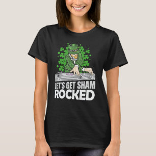 Let's Get Shamrocked St Patrick's Party DJ Leprech T-Shirt