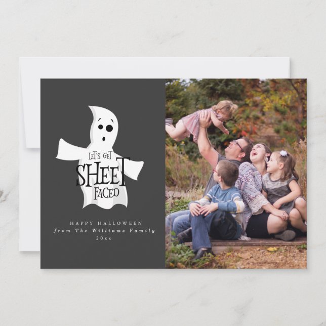 Let's Get Sheet Faced Card (Front)