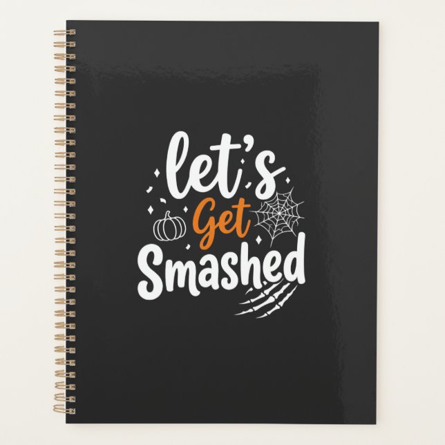 Let's Get Smashed Halloween Party Design Planner (Front)