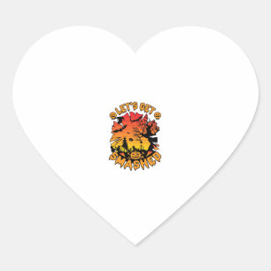 Lets Get Smashed Halloween Pumpkin Spooky Tree Bat Heart Sticker