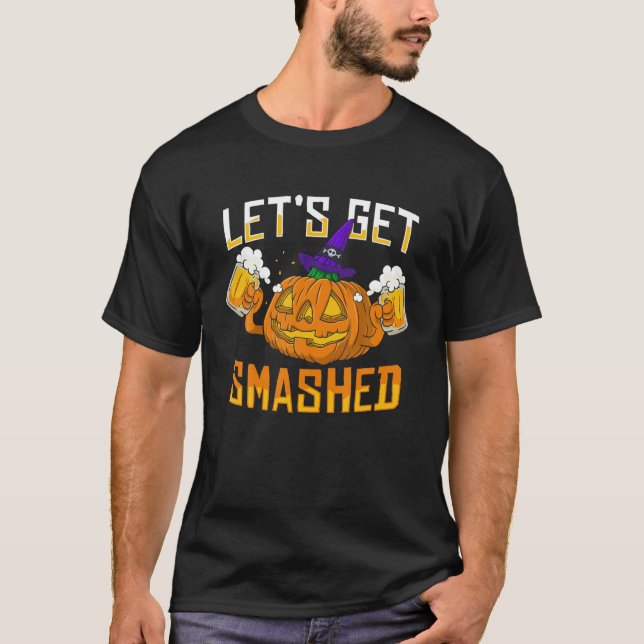 Let's Get Smashed Pumpkin Beer T-Shirt (Front)