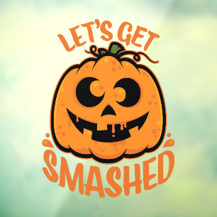 Let's Get Smashed Tipsy Halloween Jack-O’-Lantern