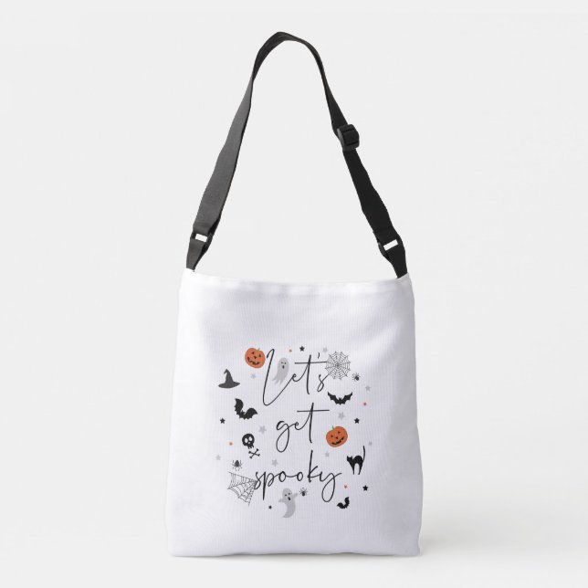 Lets get spooky Halloween crossbody bag (Back)