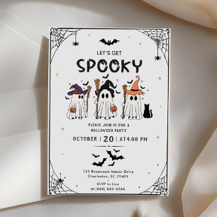 Let's Get Spooky Halloween Party Invitation