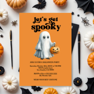  Let's Get Spooky,Halloween party Invitation