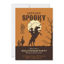 Let's get spooky pumkin cowboy