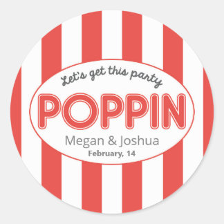 Let's Get This Party Poppin Sticker