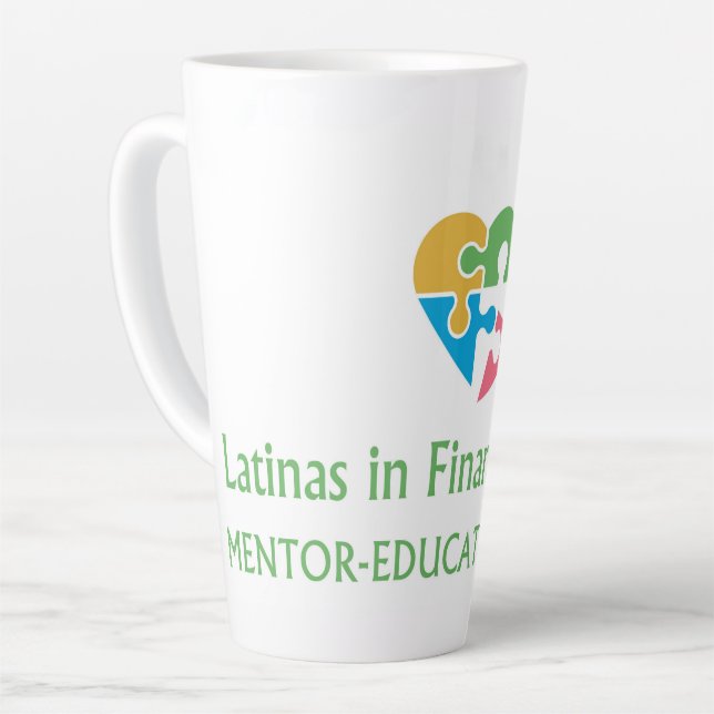 Let's Get To Work Ladies  Latte Mug (Left Angle)