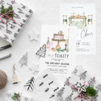 Let's Get Toasty | Holiday Party Invitation