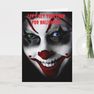 Let's get together for Halloween. Card
