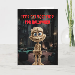 Let's get together for Halloween. Card