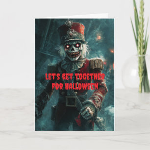 Let's get together for Halloween. Card