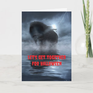 Let's get together for Halloween. Card