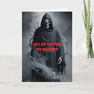 Let's get together for Halloween. Card