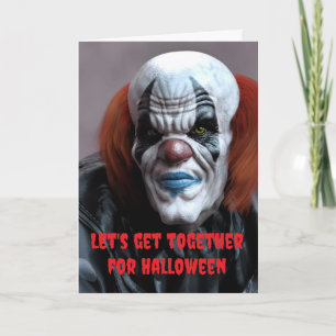 Let's get together for Halloween. Card