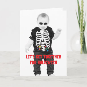 Let's get together for Halloween. Card