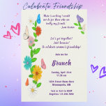 Let's Get Together To Celebrate Women's Friendship Invitation<br><div class="desc">Let's get together! Just Because! To celebrate women's friendship! An elegant daisy and butterfly themed brunch invitation for celebrating your women friends with a get together. This painterly rendition of daisies and butterflies makes a beautiful invitation to the sisterhood of friendship.   Personalise with your information.</div>