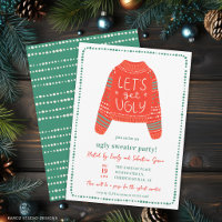 Let's Get Ugly Fun Ugly Sweater Christmas Party