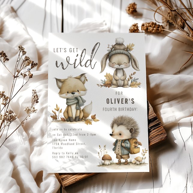 Let's Get Wild | Birthday Party Invitation (Creator Uploaded)