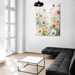 Let's Get Wild Flowers 🌷 Faux Canvas Print<br><div class="desc">Bring bold floral beauty to your walls with the Let’s Get Wild Flowers 🌷 faux canvas print—perfect for adding vibrant,  nature-inspired art to any room.</div>