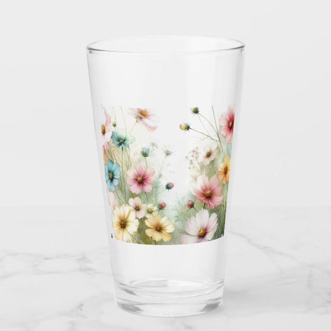 🌷Let's Get Wild Flowers 🌷 Glass (Front)